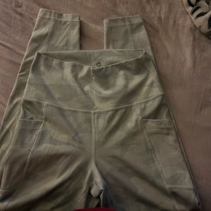 White dance leggings